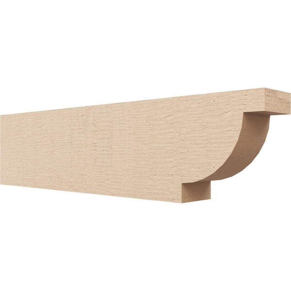 Ekena Millwork 4in. W x 8in. H x 32in. L Alpine Woodgrain TimberThane Rafter Tail, Primed Tan RFTUR04X08X32ALPRCPR - main